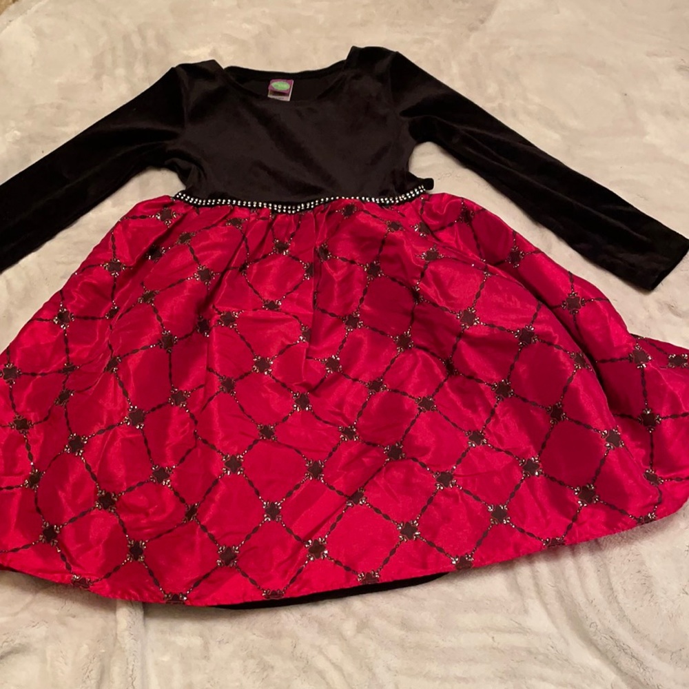 Black and Red Dress